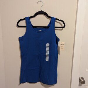NWT Duluth Trading Blue No-Yank Tank - Size S